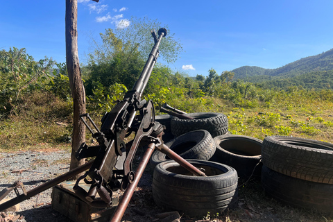 Campo de tiro Phnom Penh Kampot Kep Sihanoukville Camboja