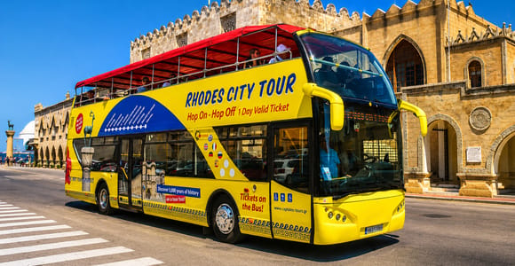 Rhodes: Hop-On Hop-Off City Tour Bus