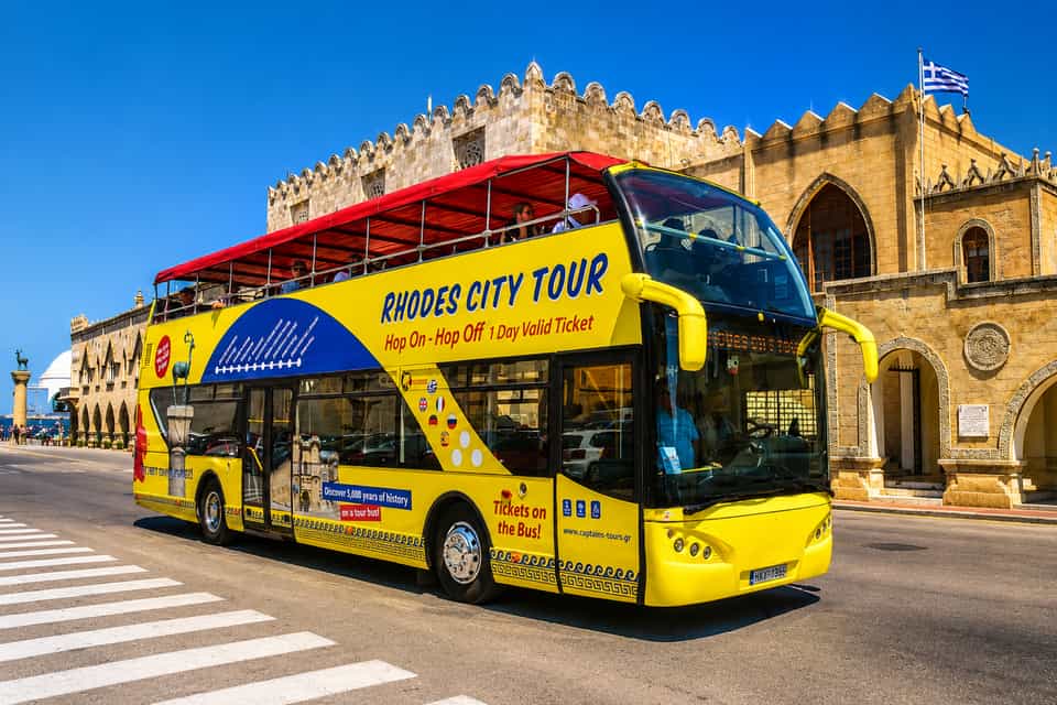 Hop-on/Hop-off-Bus in Rhodos