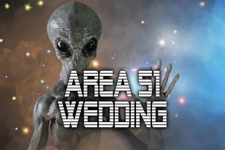 Las Vegas : Cérémonie de mariage dans la zone 51 + Photographie époustouflante