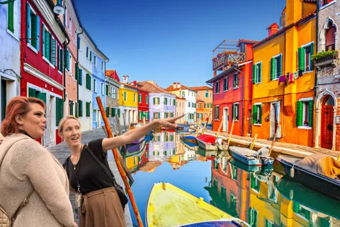 Veneza: Murano e Burano Tour particular com traslados de barco