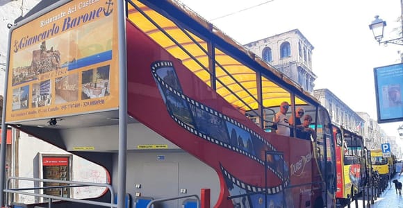 Catania: Hop-On Hop-Off Bus Tour to Acicastello & Acitrezza