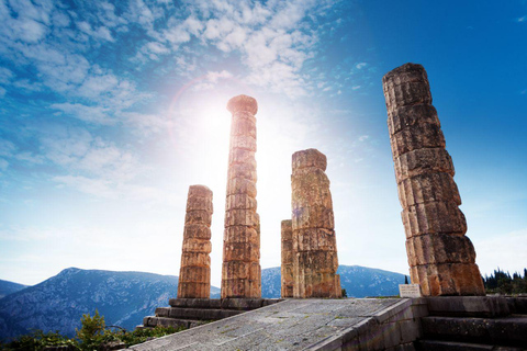 Athen: Tagestour nach Delphi, zur Korykischen Höhle und zum Schlachtfeld der 300Von Athen aus: Delphi, Korykische Höhle, Leonidas und Schlachtfeld