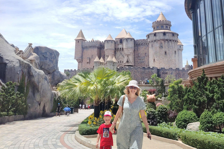 Da Nang: Ba Na Hills Late Start, Foot Massage & Local Food 4s private car + Cable car QR code ticket | NO guide & lunch