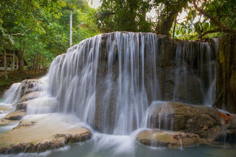 Luang Prabang: Alms Giving & Kuang Si Waterfall Private Tour