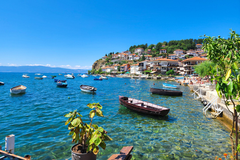 Från Tirana: Nordmakedonien Ohrid-sjön och Struga dagstur