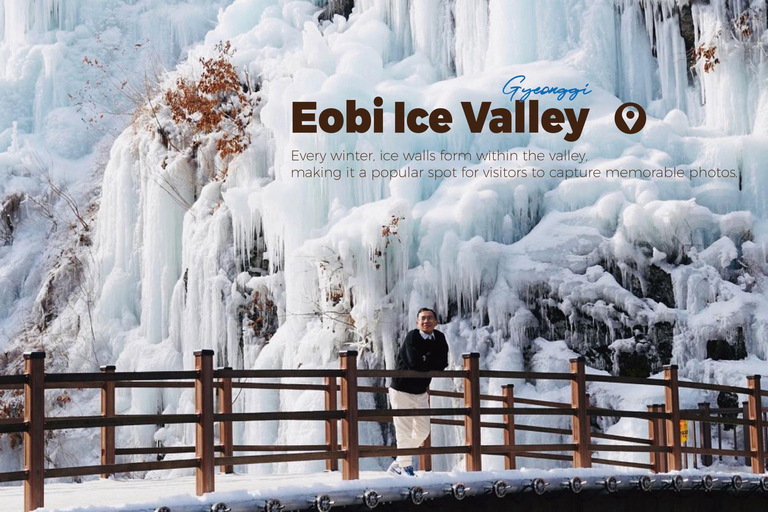 Pêche sur glace à Hwacheon et visite hivernale de la vallée d&#039;Eobi au départ de SéoulDépart de la station Hongik Univ. sortie4