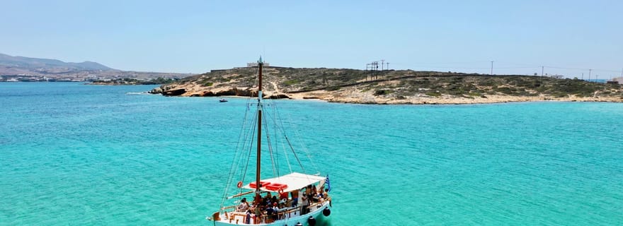 Pounta : croisière à Paros et Antiparos, baignade et déjeuner de fruits de mer