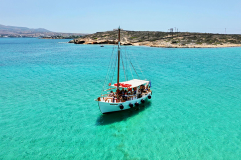 Pounta: Cruzeiro em Paros e Antiparos, natação e almoço de frutos do marPounta: Cruzeiro em Paros e Antiparos, mergulho com snorkel e almoço com frutos do mar