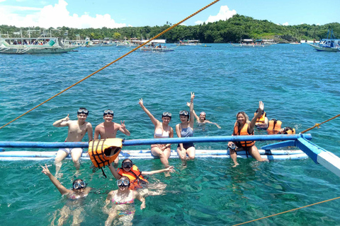 Boracay: Island Hopping with Crystal Kayak & Helmet Diving