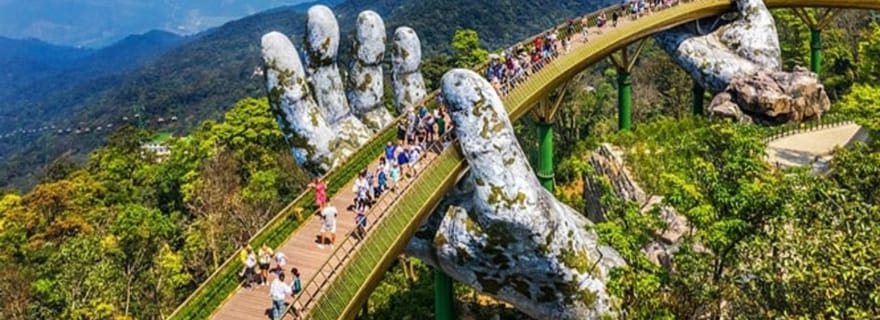 Depuis Danang : navette aller-retour Danang - Golden Bridge