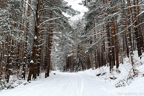 Excursion d&#039;une journée : Ski à Borovets et détente dans les piscines thermales et le sauna