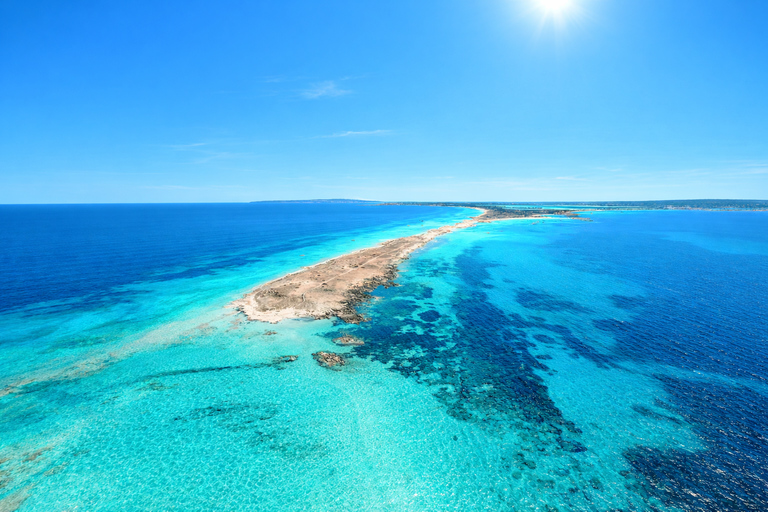 Ibiza: Formentera Boat with Open Bar, 3 meals & Sunset Party ADVANCE: Standard selection of food & open bar option