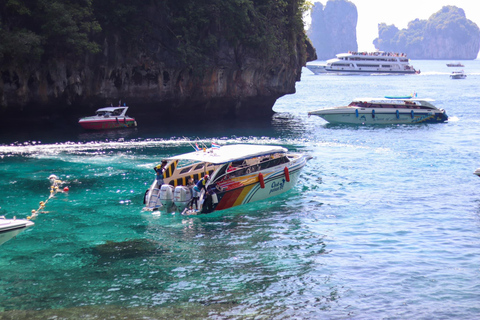 Krabi: Phi Phi-öarna och Mayabukten - Följ med på tur med motorbåtUpphämtning och avlämning: Krabi stad, Klong Muang, Tubkaek-stranden