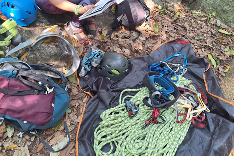Rio de Janeiro: Aula de introdução à escalada em rocha