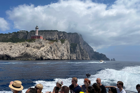 Blue Tour Capri (island tour by boat) departing from Naples