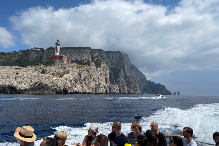 Blue Tour Capri (island tour by boat) departing from Naples