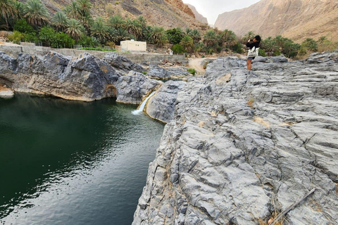 Wadi Arbyeen Hike & Swim with Quriyat, Fins & Sinkhole
