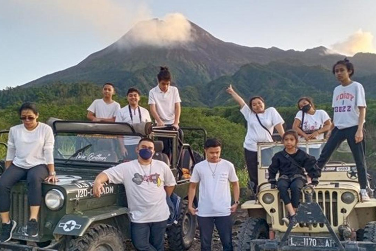Mount Merapi Jeep Adventure: Thrilling Off-Road Tour Merapi Jeep Sunrise and Borobudur Tour
