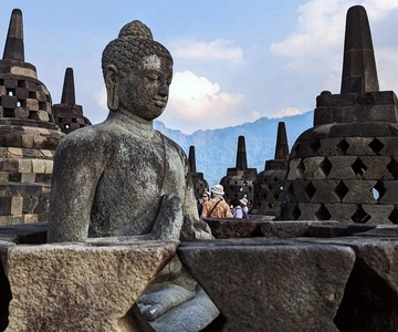 Borobudur beklimming naar de top & Prambanan met ticket inbegrepen