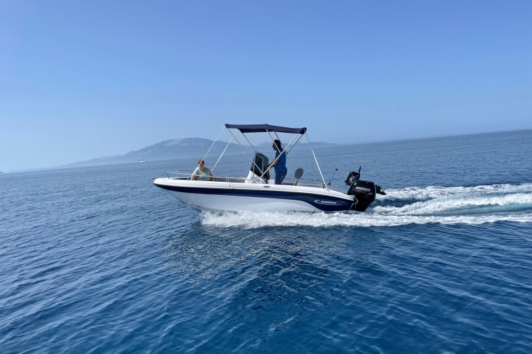 Zakynthos: Self drive Speedboats to shipwreck and blue caves Full day rental - 8 hours