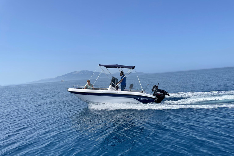 Zakynthos: Self drive Speedboats to shipwreck and blue caves Full day rental - 8 hours