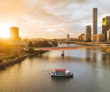 Brisbane: Evening River Cruise at Sunset