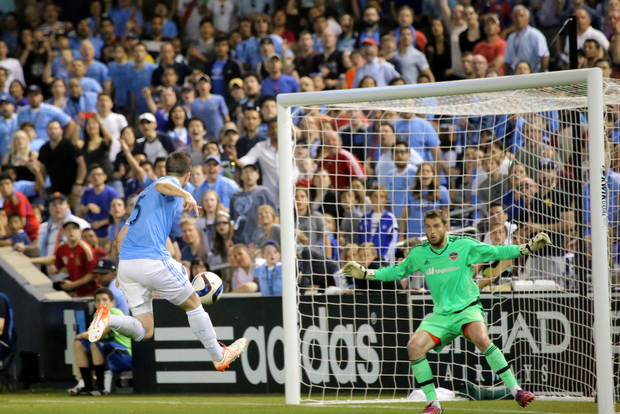 New York City FC Fußballspiel im Yankee Stadium