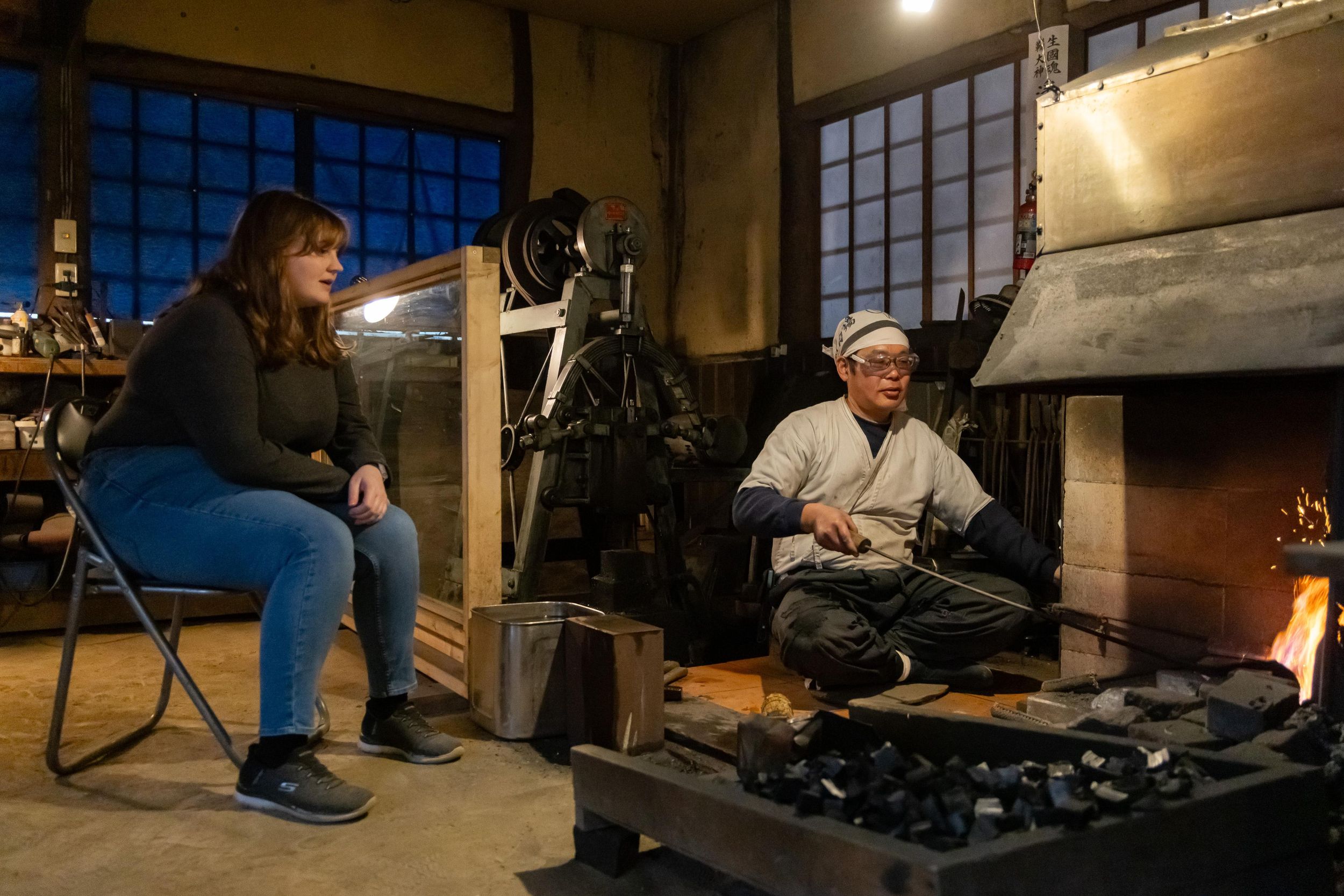 Ab Kyoto: Besuch einer japanischen Schwertschmiede und Führung durch die Burg Himeji