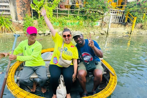 Da Nang/Hoi An:Experience Basket Boat ride in Coconut Forest