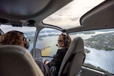 Stockholm Helicopter Tour with Lunch at Grinda