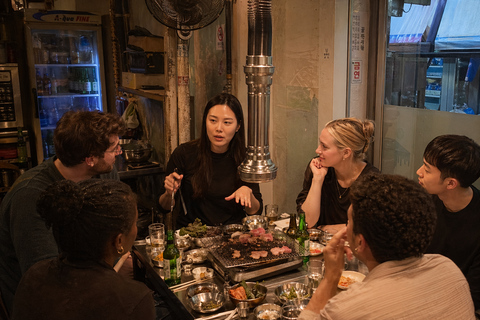 Korean BBQ Night Tour with Market Alleys and Local Stories