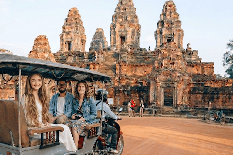 Siem Reap: Angkor Sunset Bonus Evening Tour by Tuk-Tuk 2.5 Hours: Angkor Sunset Bonus by Tuk-Tuk