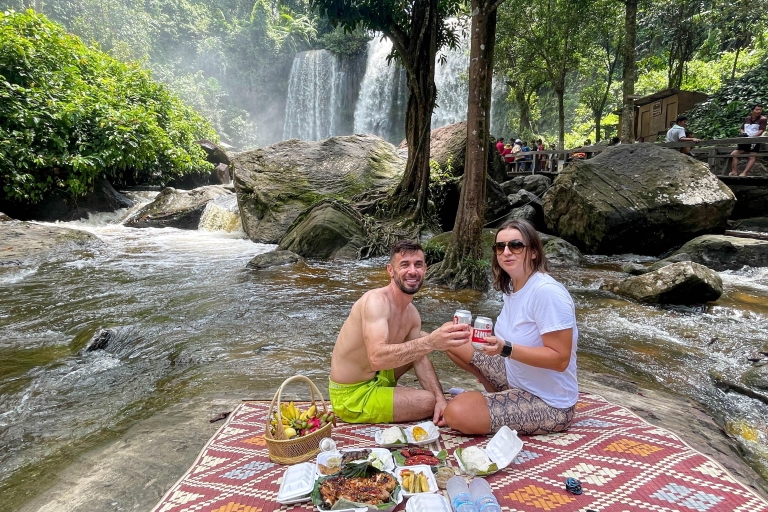 Siem Reap: tour en grupo pequeño por la montaña Kulen con almuerzo tipo picnic