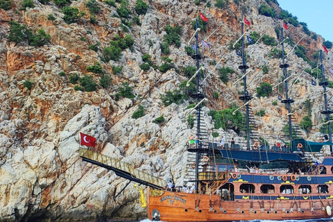 Antalya: Sunset City Tour and Boat Party with Transfer