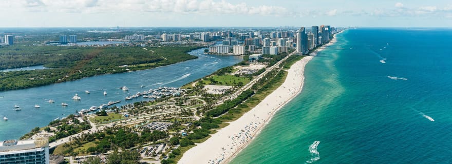 Excursion en hélicoptère : De Fort Lauderdale à Miami Beach