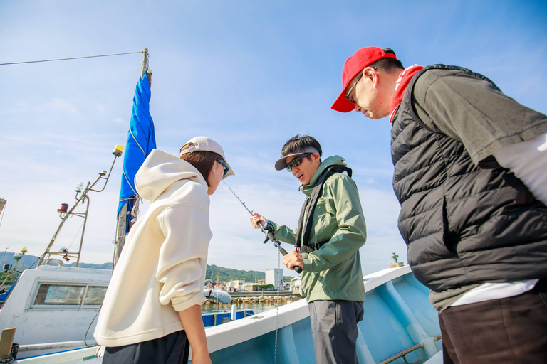 Osaka : Excursion de pêche, déjeuner et dîner avec un pêcheur certifié