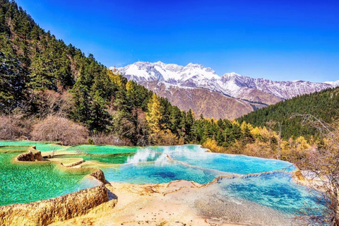 Sichuan: Huanglong Scenic Area Entry Ticket Adult Admission Ticket + Upward Cable Car