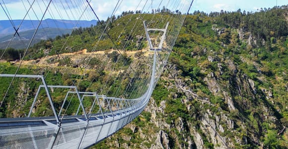 Vanuit Porto: Dagtrip met gids naar Arouca 516 en Paiva Walkways
