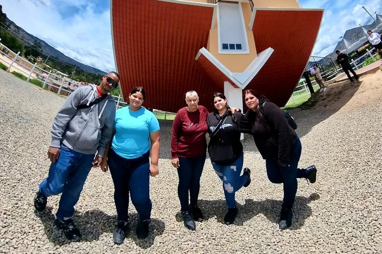 From Bogota: Guatavita Lagoon and Crazy House Museum Tour