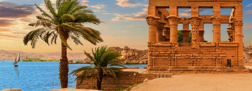 Excursion d'une journée à Assouan : Haut barrage, temple de Philae et obélisque inachevé