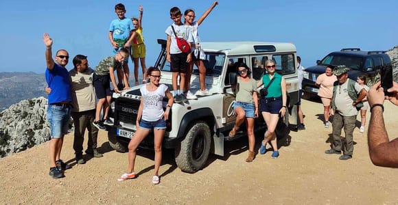 MALIA: Land rover Safari Lasithi Plateau and Zeus Cave