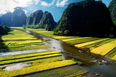 Ninh Binh: Excursão guiada de dia inteiro para um pequeno grupo de 9 pessoas saindo de Hanói