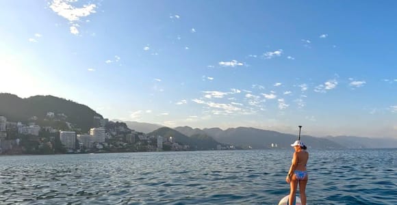 Puerto Vallarta: Guided SUP Board Tour with Digital Photos