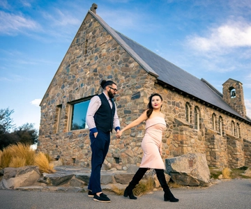 Prywatna sesja zdjęciowa nad jeziorem Tekapo i okolicach