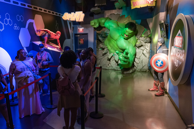 Muzeum Figur Woskowych Madame Tussauds Las VegasWstęp do Madame Tussauds i film Marvel Universe 4D