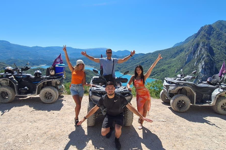 Tirana: Off-Road ATV Adventure to Bovilla Canyon & Viewpoint Bovilla Lake – Single Ride (1 People / 1 Quad Bike)