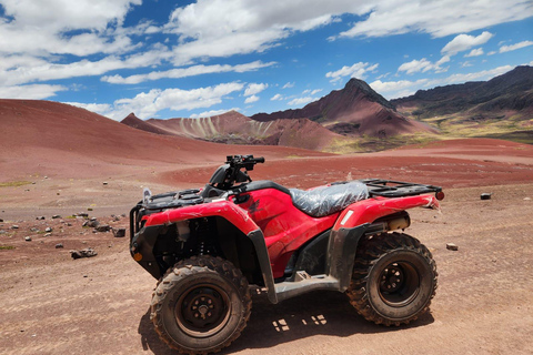 Tour gastronómico em Rainbow Mountain e Red Valley com comidaPasseio em ATV simples com pequeno-almoço e almoço