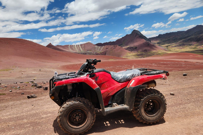 Tour gastronómico em Rainbow Mountain e Red Valley com comidaPasseio em ATV simples com pequeno-almoço e almoço