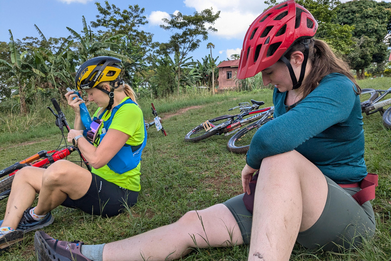 Kampala: Mountain Bike Tour - 3 hours 4 hrs MTB Bike tour across lake Victoria peninsula